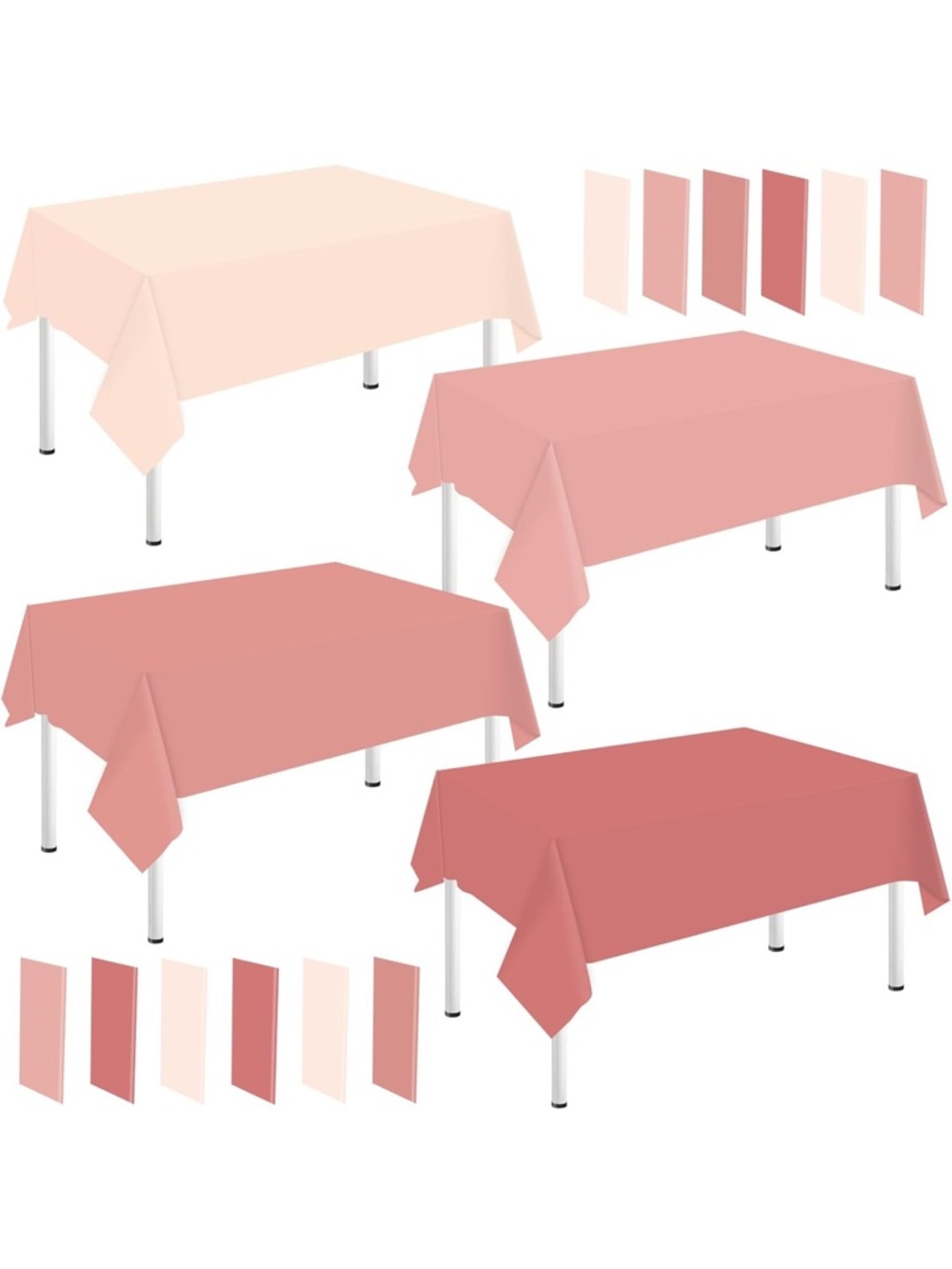 Pink Variety Party Tablecloth